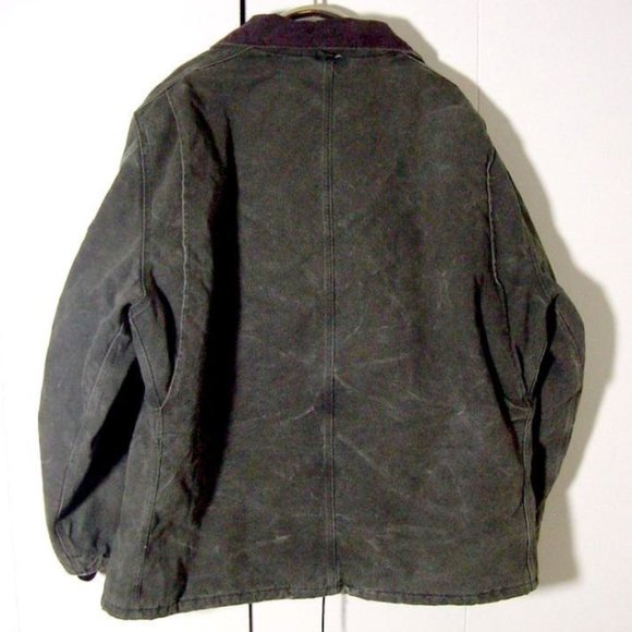 Vtg Carhartt Denim Corduroy Quilted Jacket Sz 3XL - Picture 5 of 8